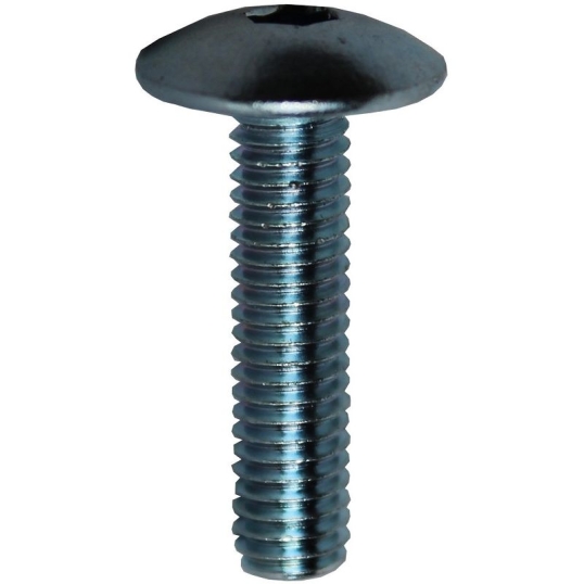 Vis poelier six pans M6X20 CL 4.8 ZING