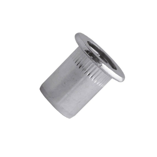 TCD0630-ECROU A SERTIR M6 T. PLATE CRANTEE ZING