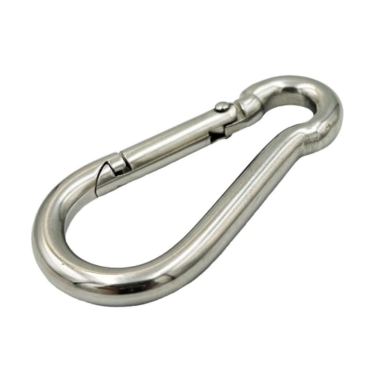 MOUSQUETON POMPIER M5X50 INOX A4