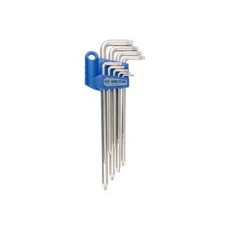 Jeu de clés mâles longues TORX® en étui - 9 pièces