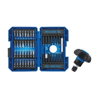 Coffret d'embouts avec cliquet paume de main - 49 pièces