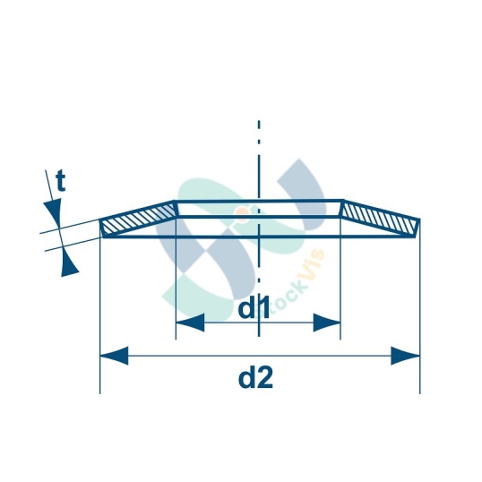 ROND. RESSORT TYPE BELLEVILLE 36X71X2