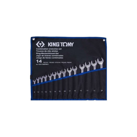 TROUSSE CLES MIXTES 8 A 10,19 A 21,22 A 24MM - 14 PCS