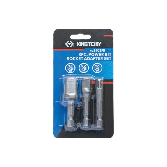 Jeu de porte-douilles avec bille de sécurité – 3 pièces