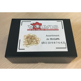 Boîte clips 4,5 6 7 8 9 10 11 70 Pièces