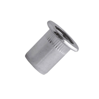 TCD0630-ECROU A SERTIR M6 T. PLATE CRANTEE ZING