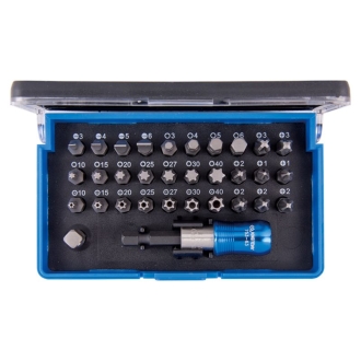 Coffret embouts tournevis 1/4" 32 pièces